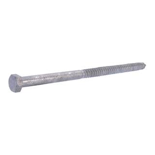 Everbilt 12 in. x 1 0 in. Galvanized Hex Drive Hex Head Lag Screw 804016