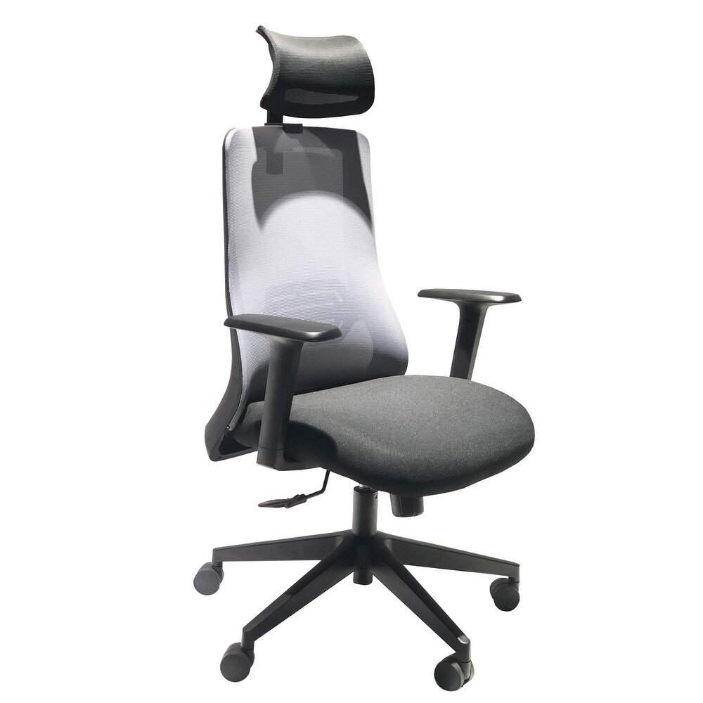 Adjustable Headrest Ergonomic Office Chair Padded Swivel Desk Chair