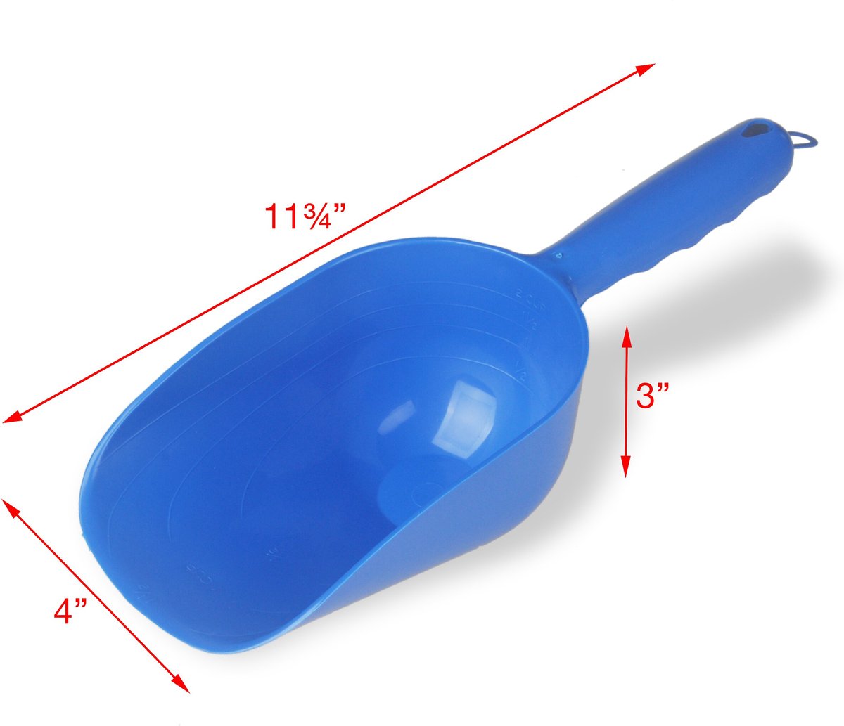 Van Ness Pet Food Scoop， Blue