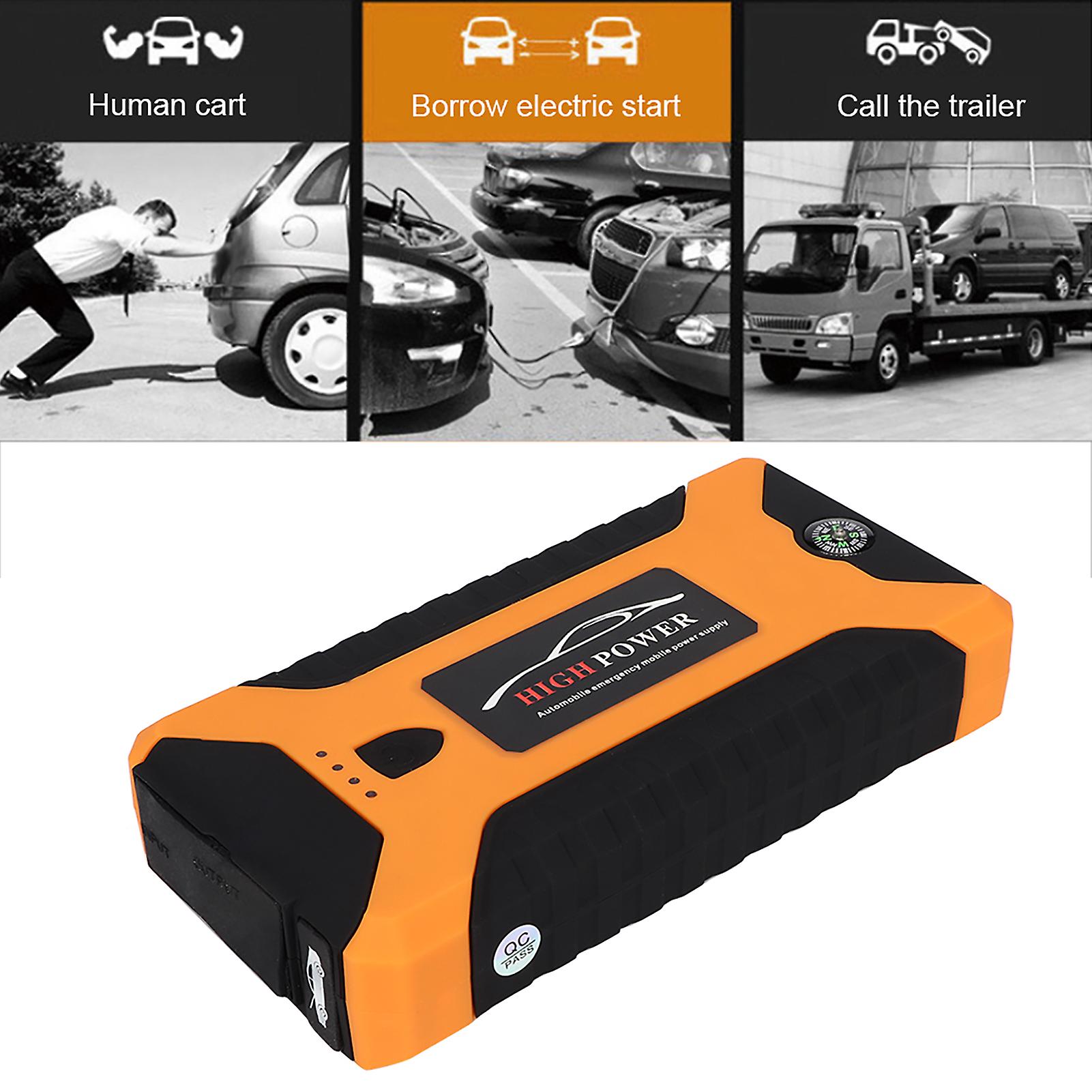 Automotive Emergency Start Power Supply 12v 20，000mah Sos Lamp Notebook Charger 110-240veu