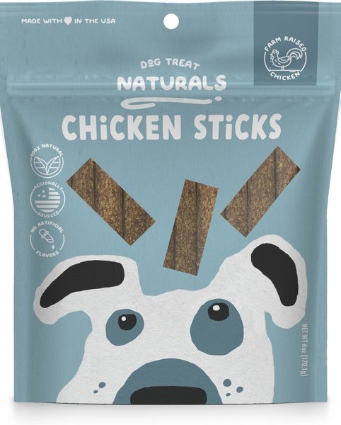 Dog Treat Naturals Chicken Fresh All Stages Natural Chew Stick Dog Treats， 6-oz bag