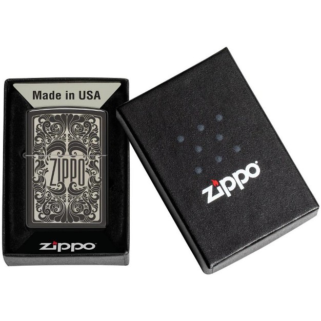 Zippo Laser Engraved Design Windproof Lighter