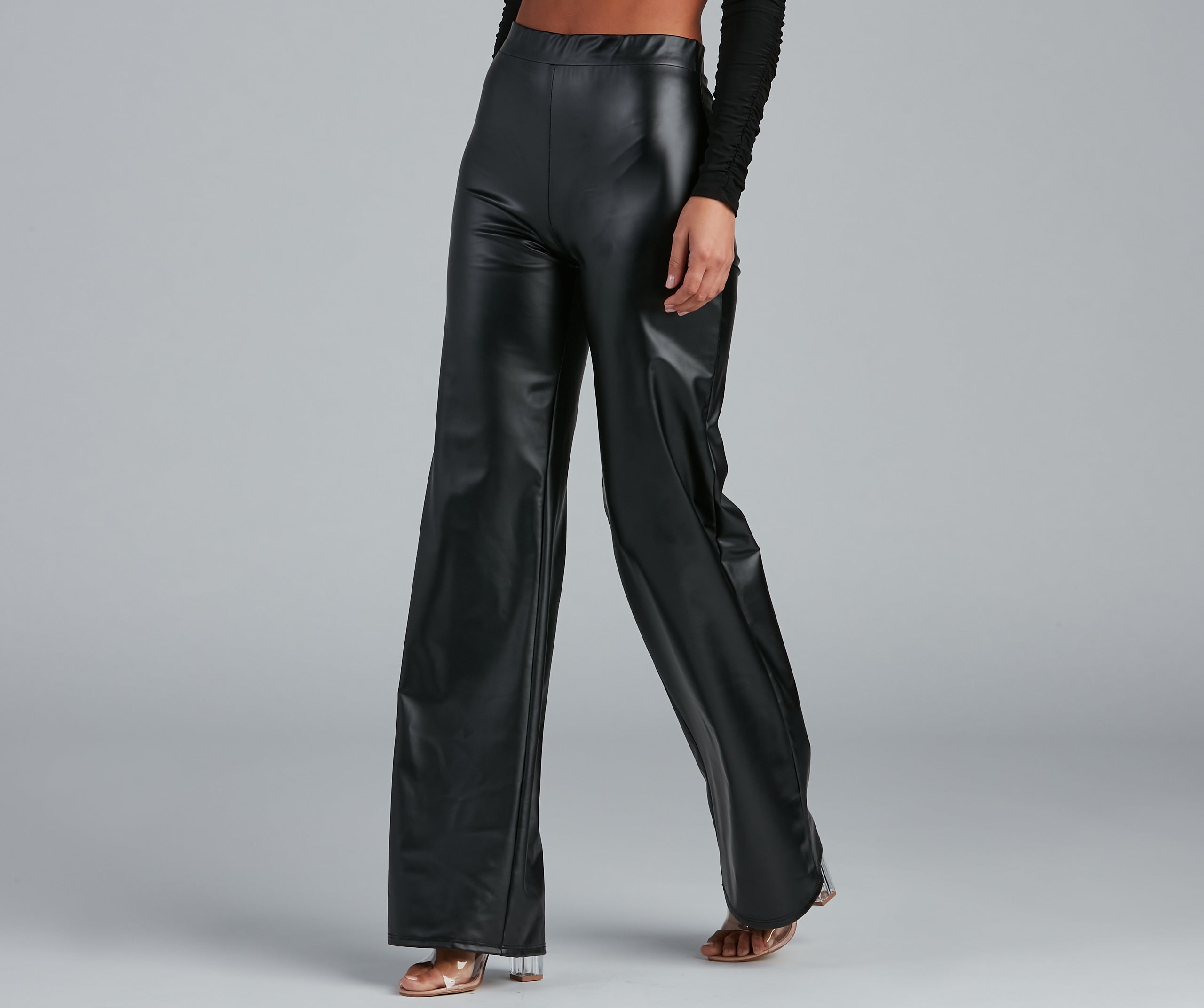 Trendsetting Moment Faux Leather Pants