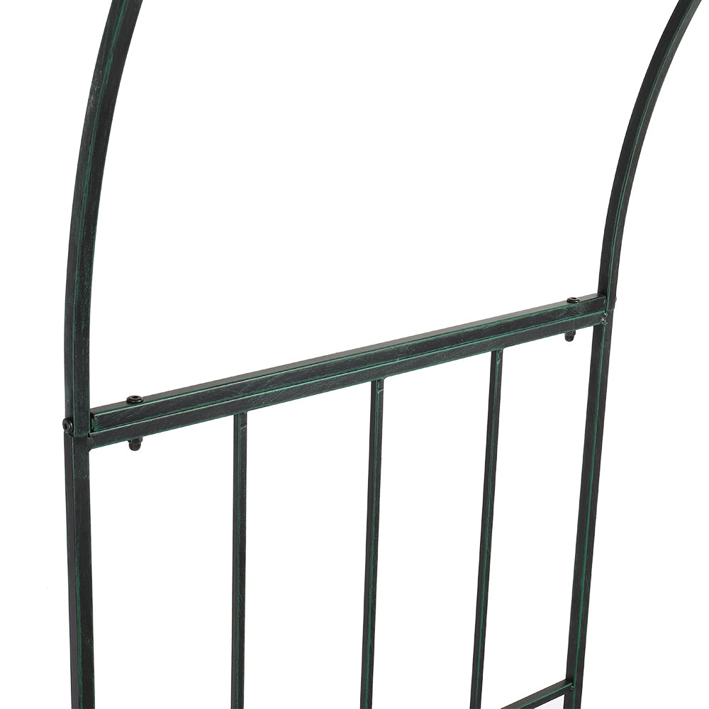 Kmowoo Arc Roof Wrought Iron Arch Plant Climbing Frame