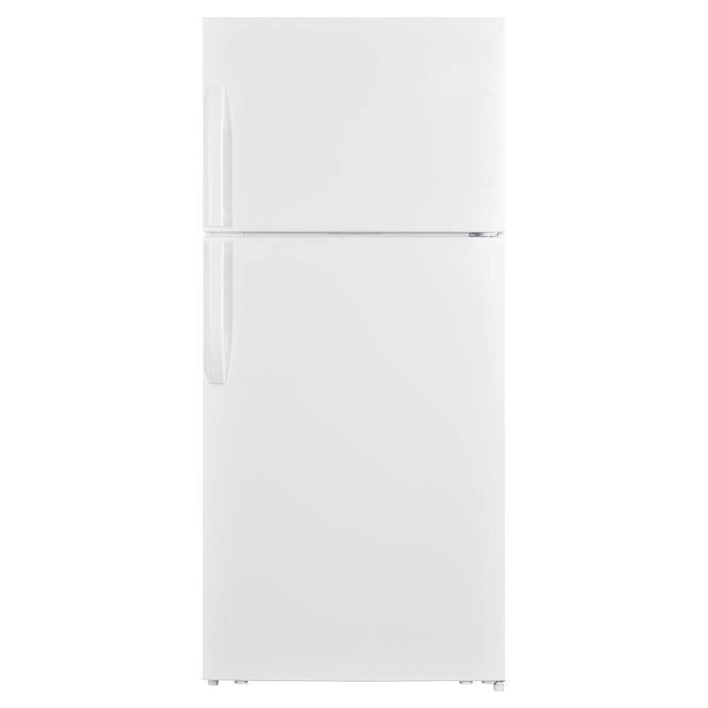 Impecca 17.6 cu. ft. with Top Mount Freezer Refrigerator in White M-RA2176W-974