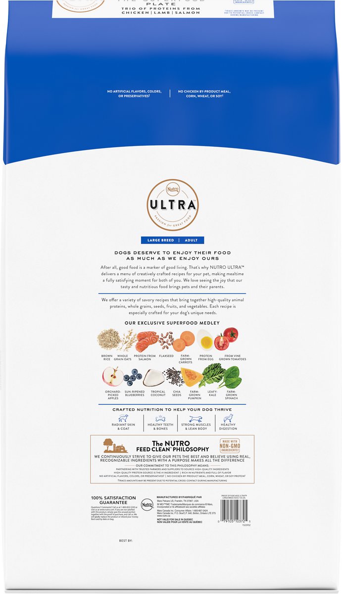 Nutro Ultra Large Breed Adult Dry Dog Food 30 Pound (Pack of 1)