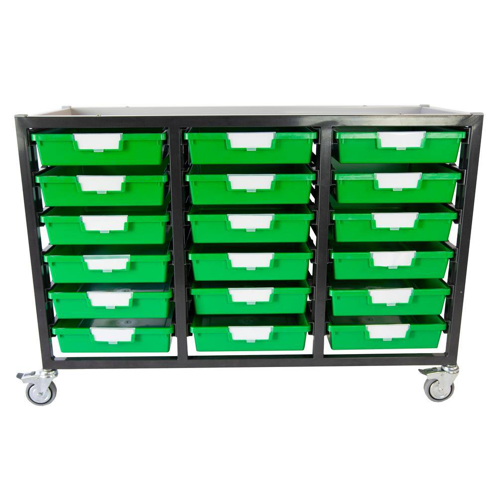 36 Gal. Class Act Cart - Slim Line - 18 Module 2106DG-18SPG