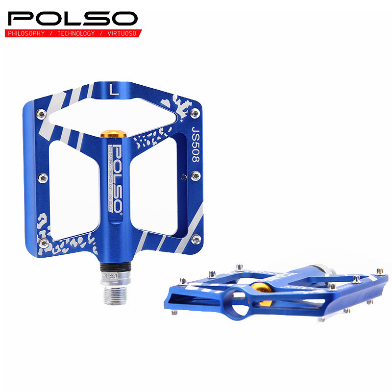 JS508 Custom Bicycle Pedals 3 Bearing Ultralight Aluminum oy Cycling Pedals Non slip Bike pedal