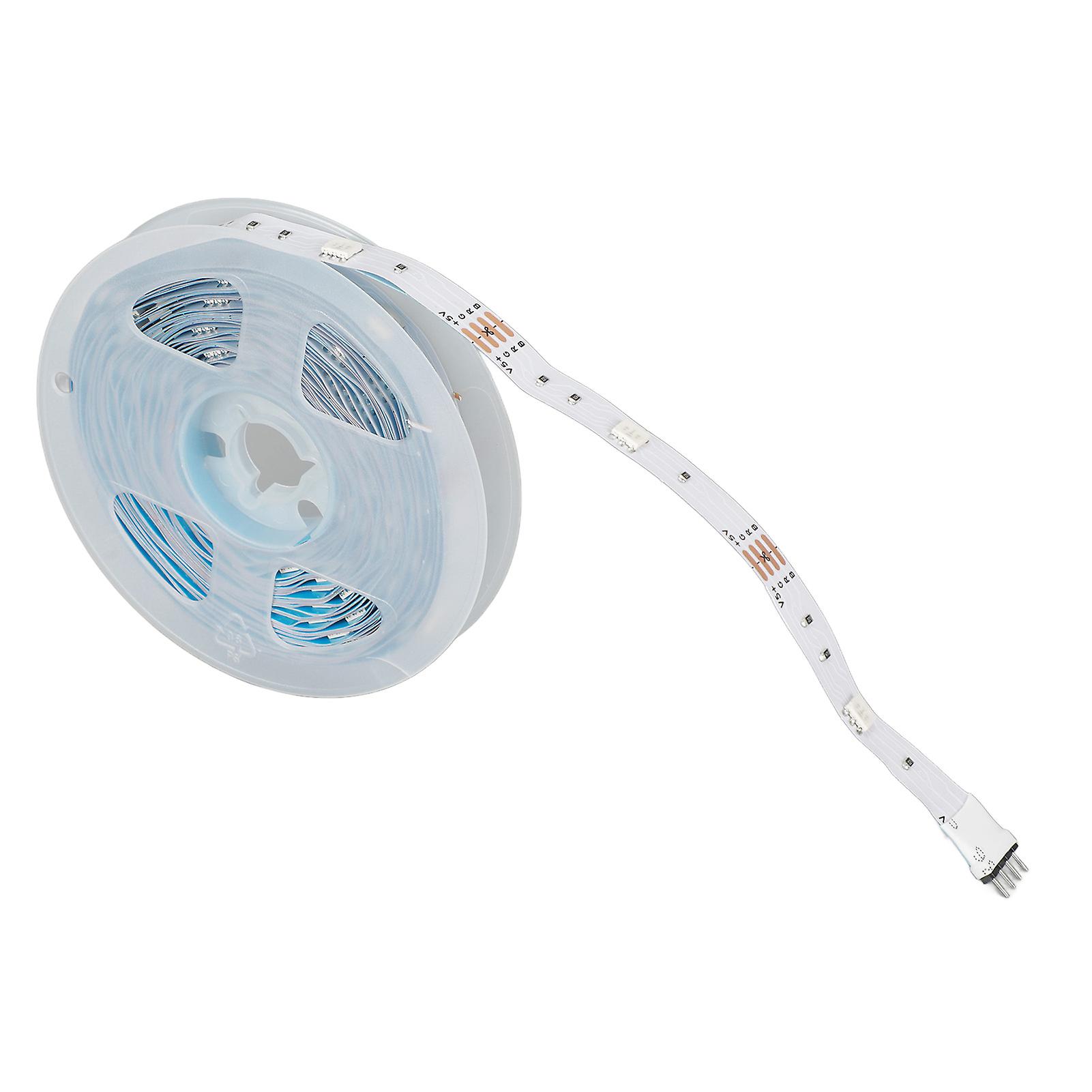 RGB LED Strip Lights Press Button Control 5V LED Lights with 3 Button Functions for Bedroom Kitchen Party Festivals1m / 3.3ft