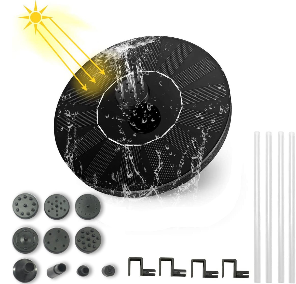 LAST DAY 60% OFFSolar-Powered Bird Fountain Kit