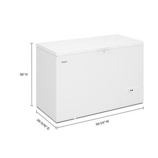 Whirlpool 16 cu. ft. Manual Defrost Residential Convertible Freezer in White WZC5216LW