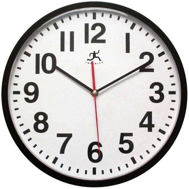 Pure Wall Clock Black Infinity Instruments