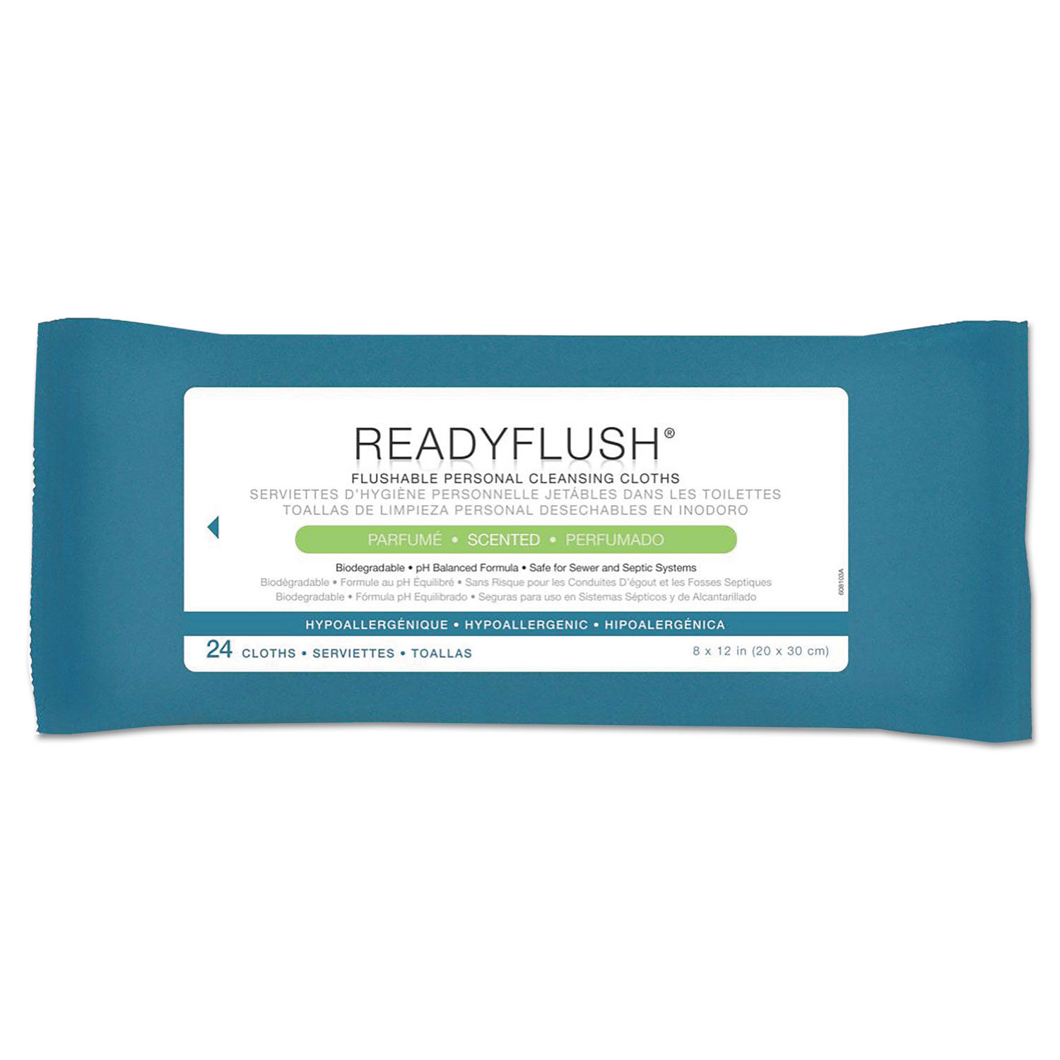 ReadyFlush Biodegradable Flushable Wipes by Medline MIIMSC263810