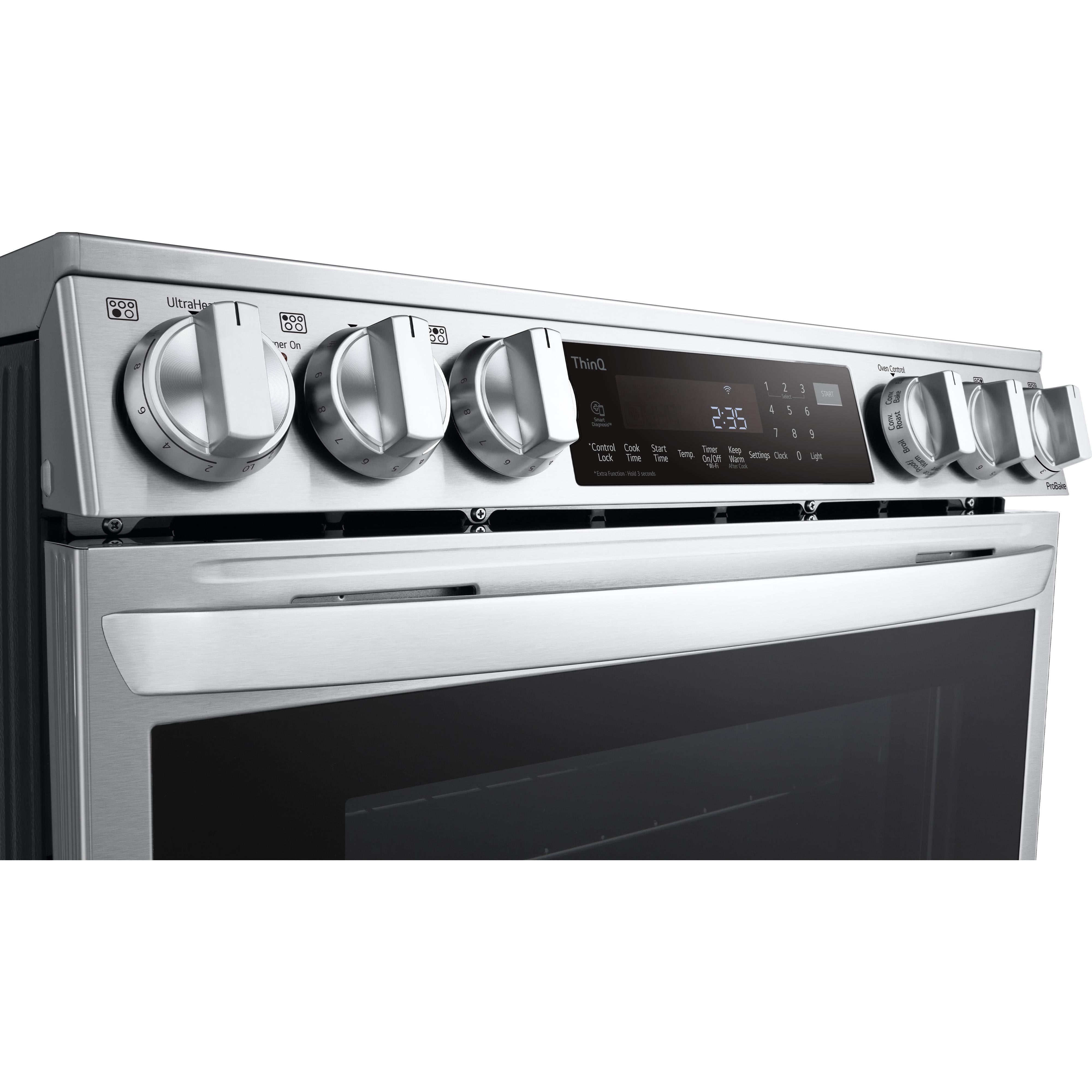 LG 30-inch Slide-In Electric Range with Air Fry LSEL6335F