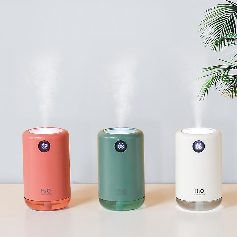 Wireless Ultrasonic Air Humidifier 500ml 2000mah Portable Aroma Water Mist Diffuser Battery Life Show Aromatherapy Humidificador