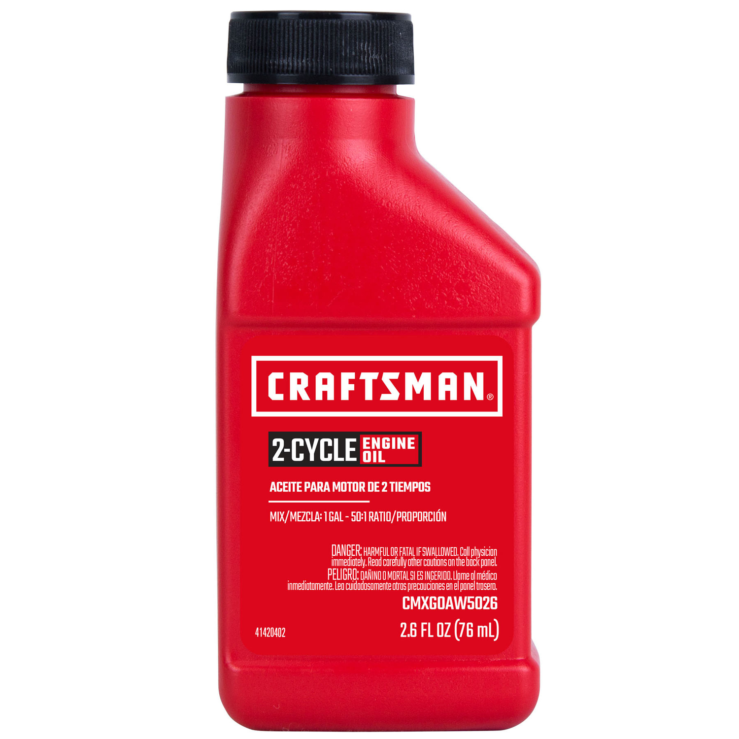 Craftsman 2-Cycle Premium Motor Oil 2.6 oz 1 pk