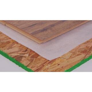 TrafficMaster Standard 100 sq. ft. Roll 48 in. W x 25 ft. L x 2 mm T Underlayment for Laminate Engineered Hardwood Solid Hardwood 100779555