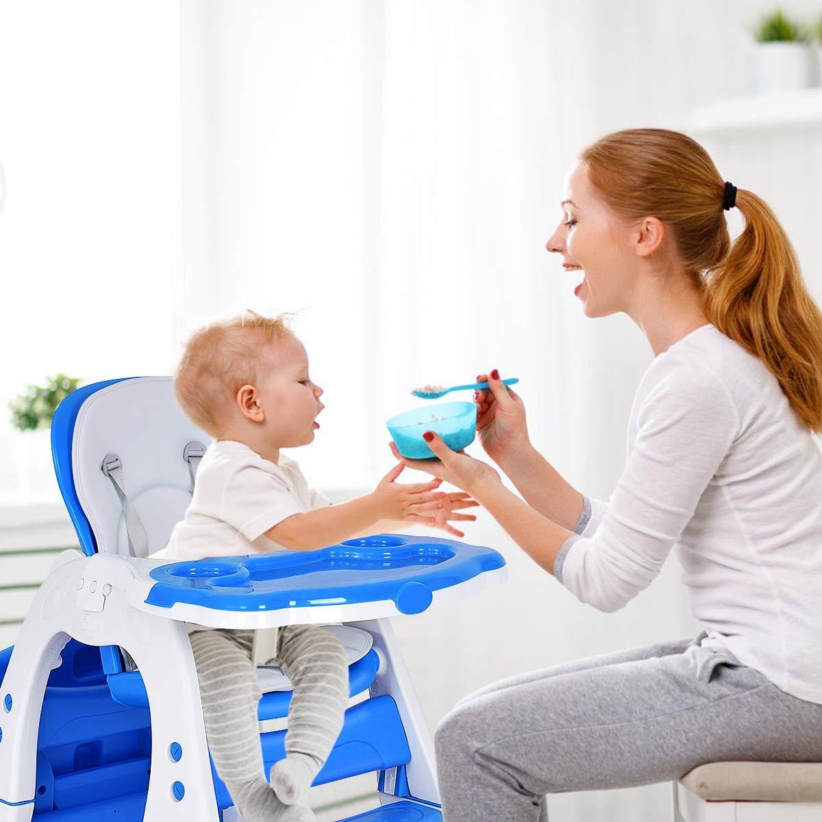 Baby High Chair, 3 in 1 Infant Table and Chair Set