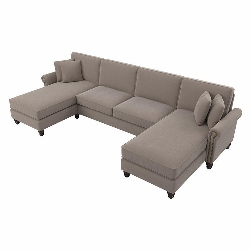 Coventry 131W Sectional Couch with Double Chaise Lounge