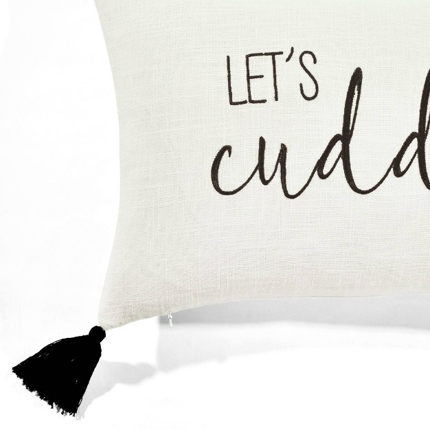 x27 let x27 s Cuddle x27 Family friendly Lumbar Throw Pillow Cover White Lush D cor