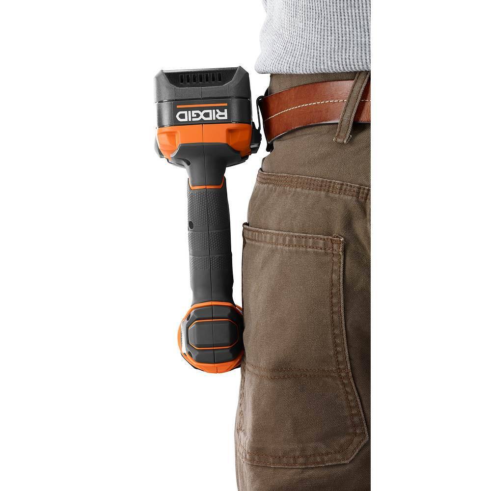 RIDGID 18V Cordless 2-Tool Combo Kit with Digital Inflator and Torch Light (Tools Only) R87044-R8694B