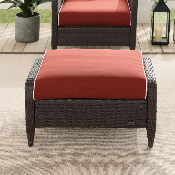 Kiawah Outdoor Wicker Ottoman