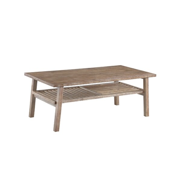 Brown Wood Coffee Table Boraam Sonoma Collection