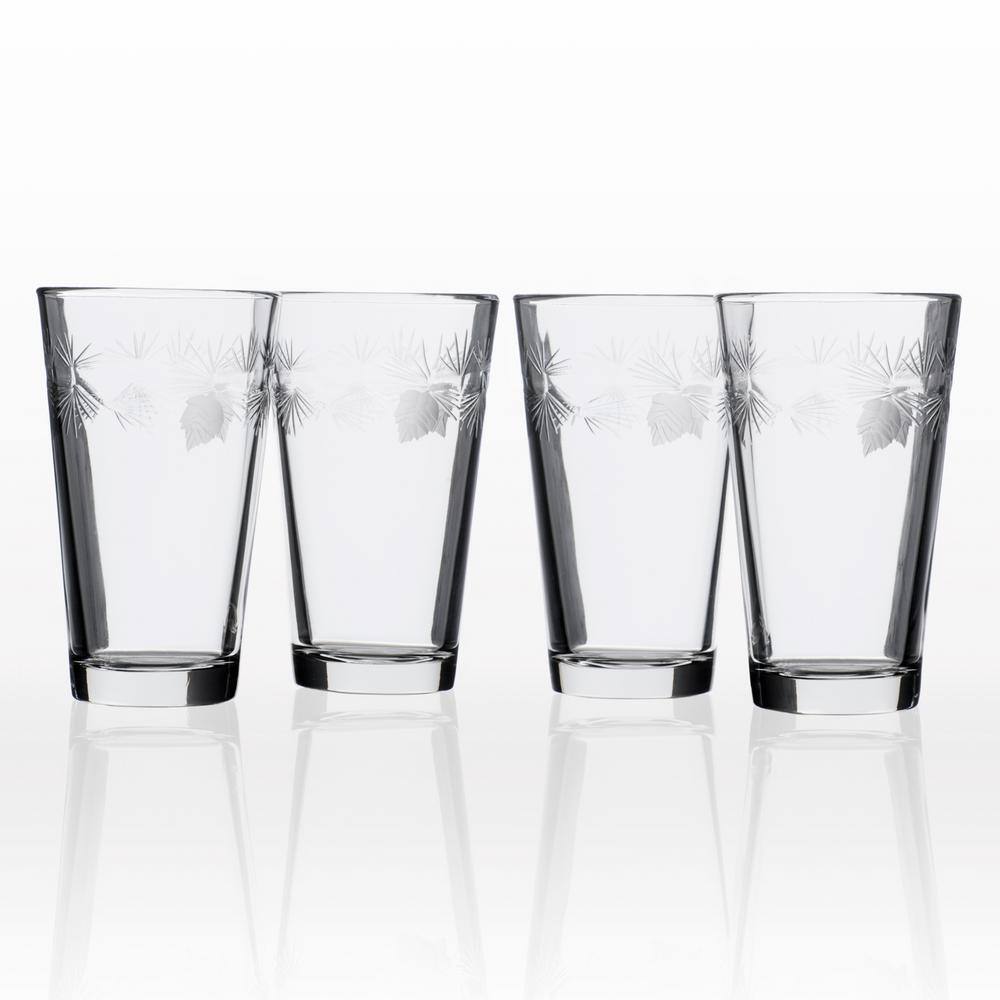 Rolf Glass Icy Pine 16 oz. Clear PintMixing Glass (Set of 4) 207070-S4