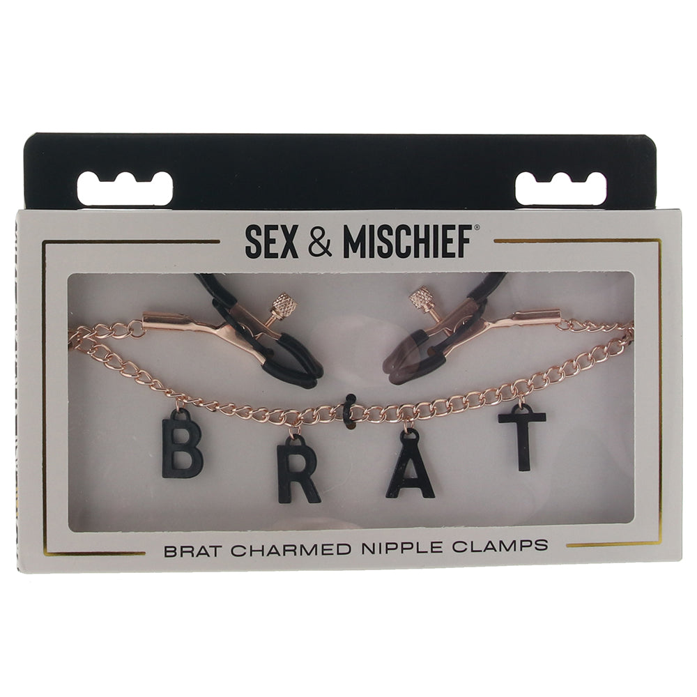 Sex & Mischief Brat Charmed Nipple Clamps