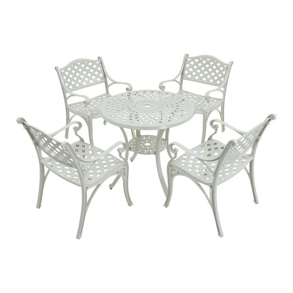 5Piece Cast Aluminum Patio Dining Set