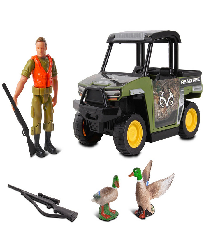 Realtree Nkok Utv Duck Hunting Playset 6 Piece Free-Wheel Playset  Realtree Edge Camouflage  Duck Hunting 21712