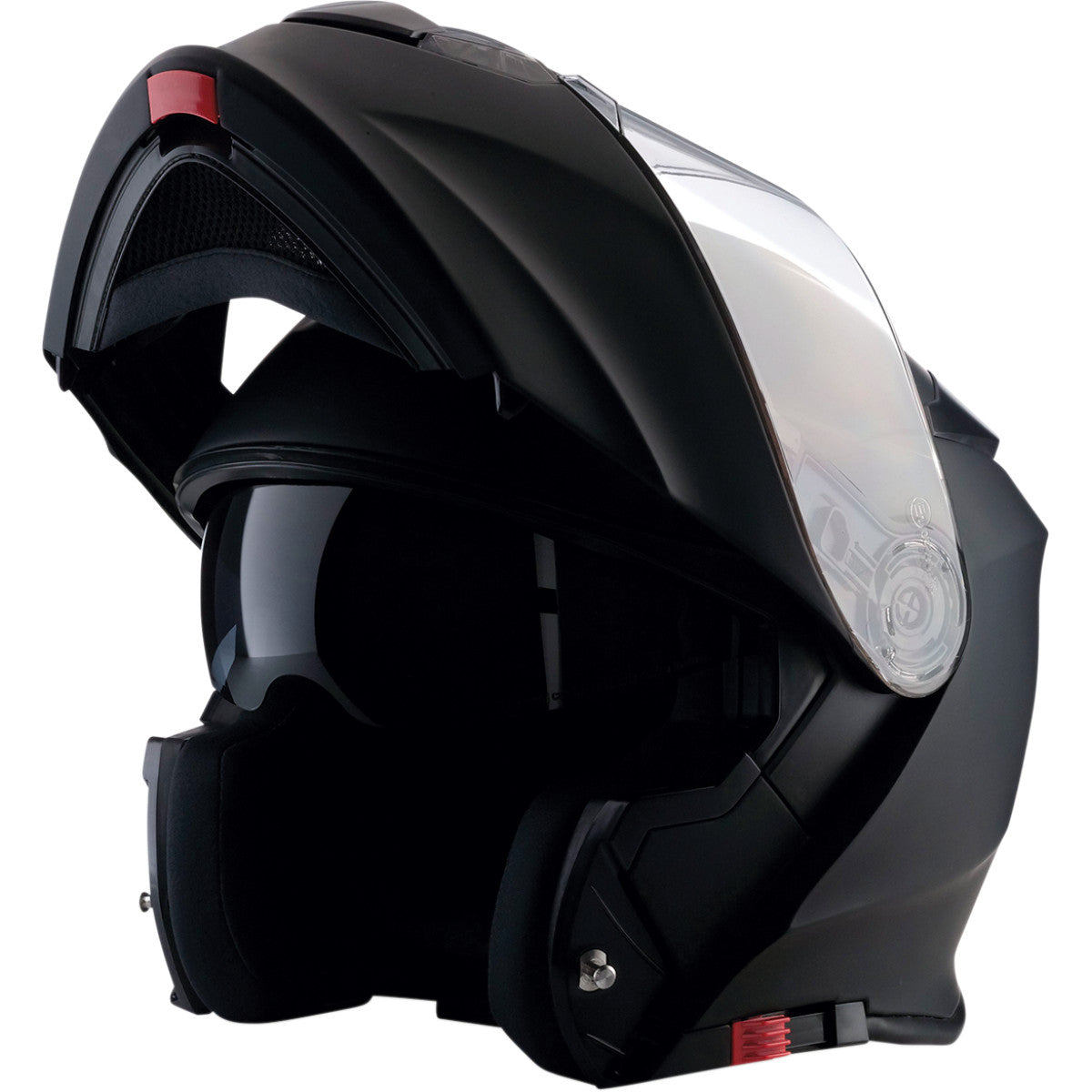 Z1R Solaris Solid Modular Motorcycle Helmet Flat Black 3XL