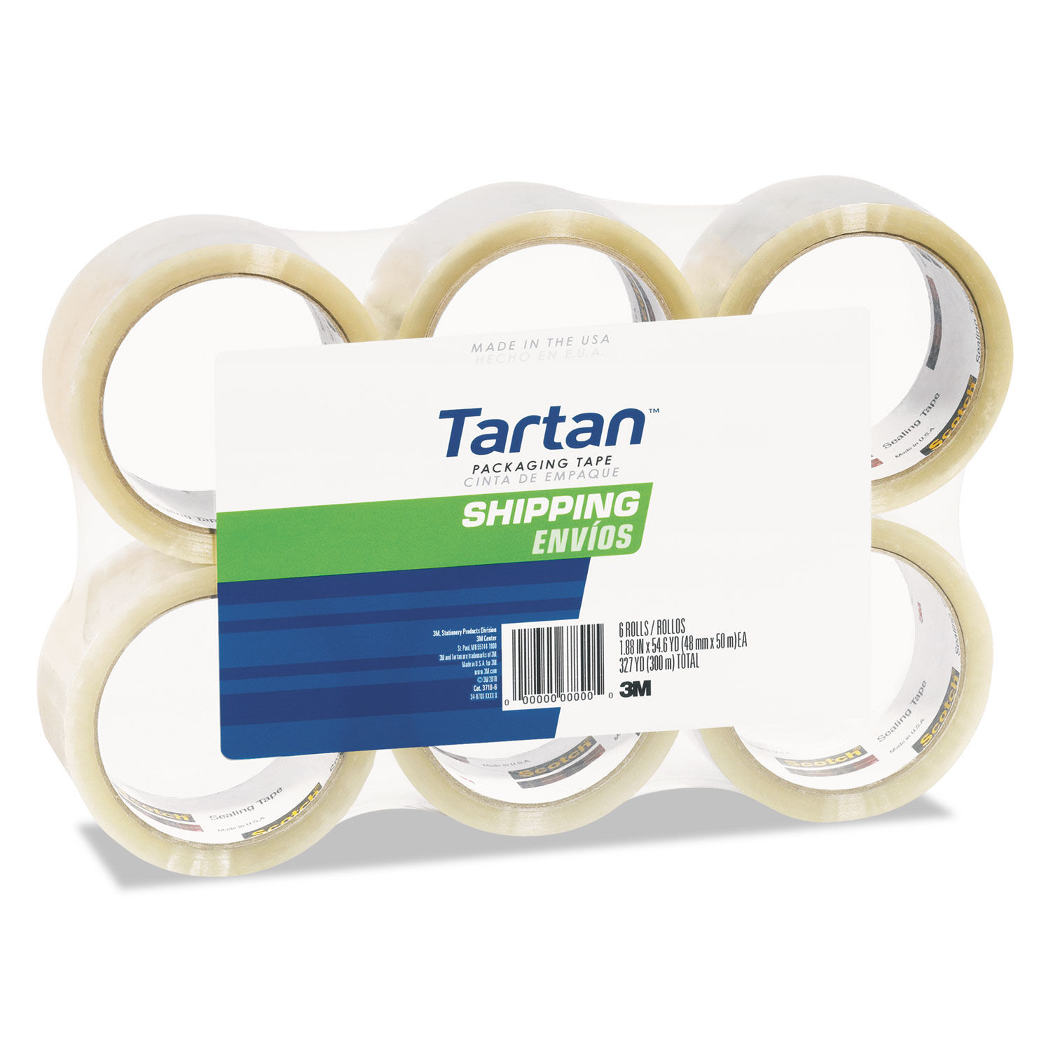 3710 Packaging Tape by Tartanandtrade; MMM37106PK