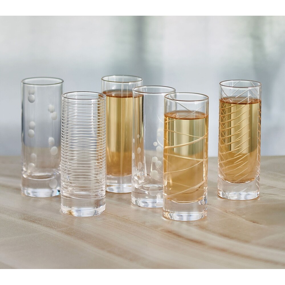 Mikasa Cheers Shot Glasses  Set Of 6