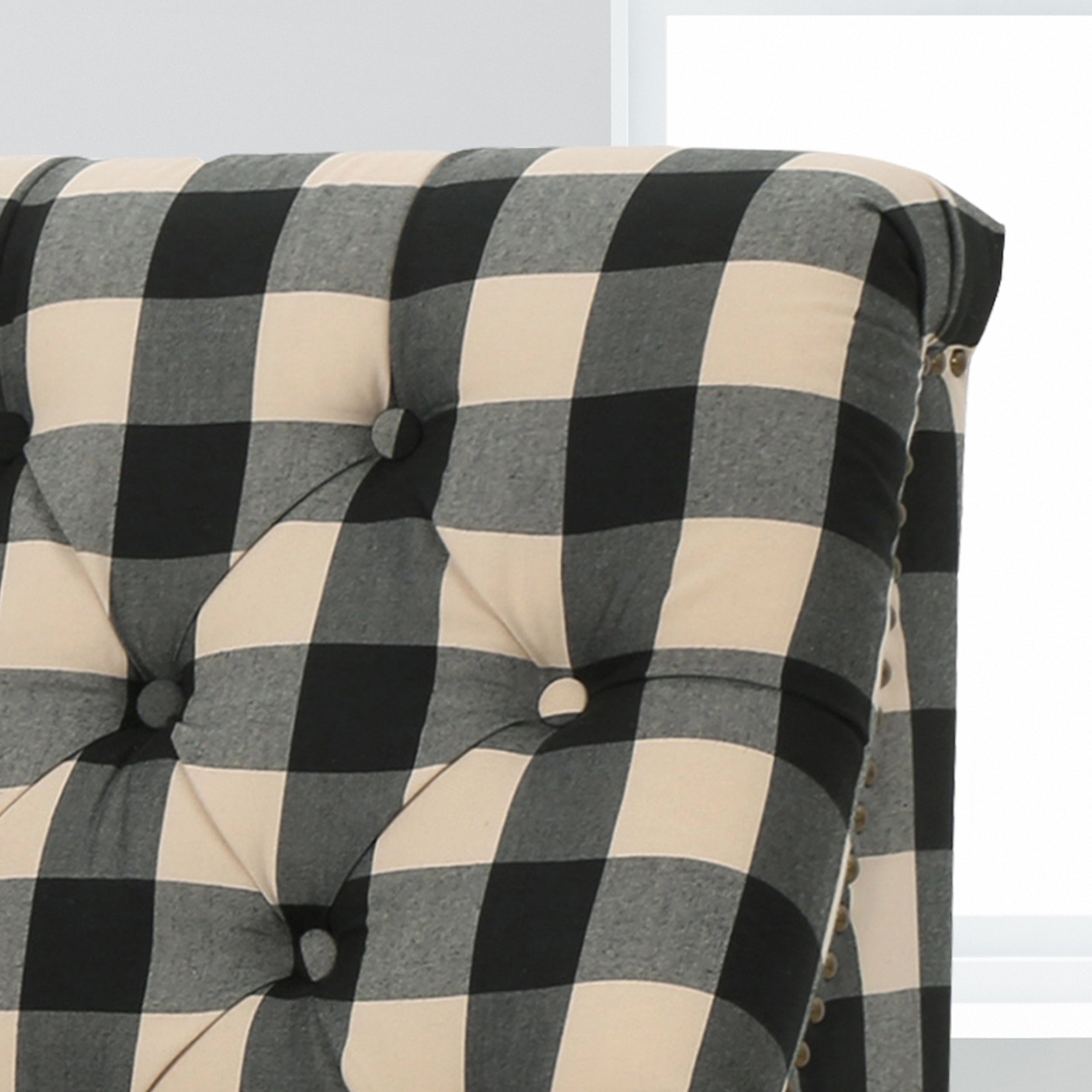 Paul Fabric Tufted Club Chair