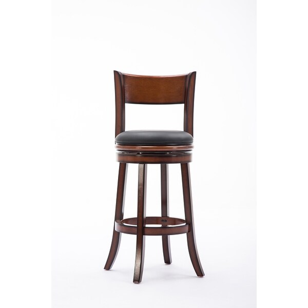 Palmetto Rubberwood 29-inch Swivel Stool