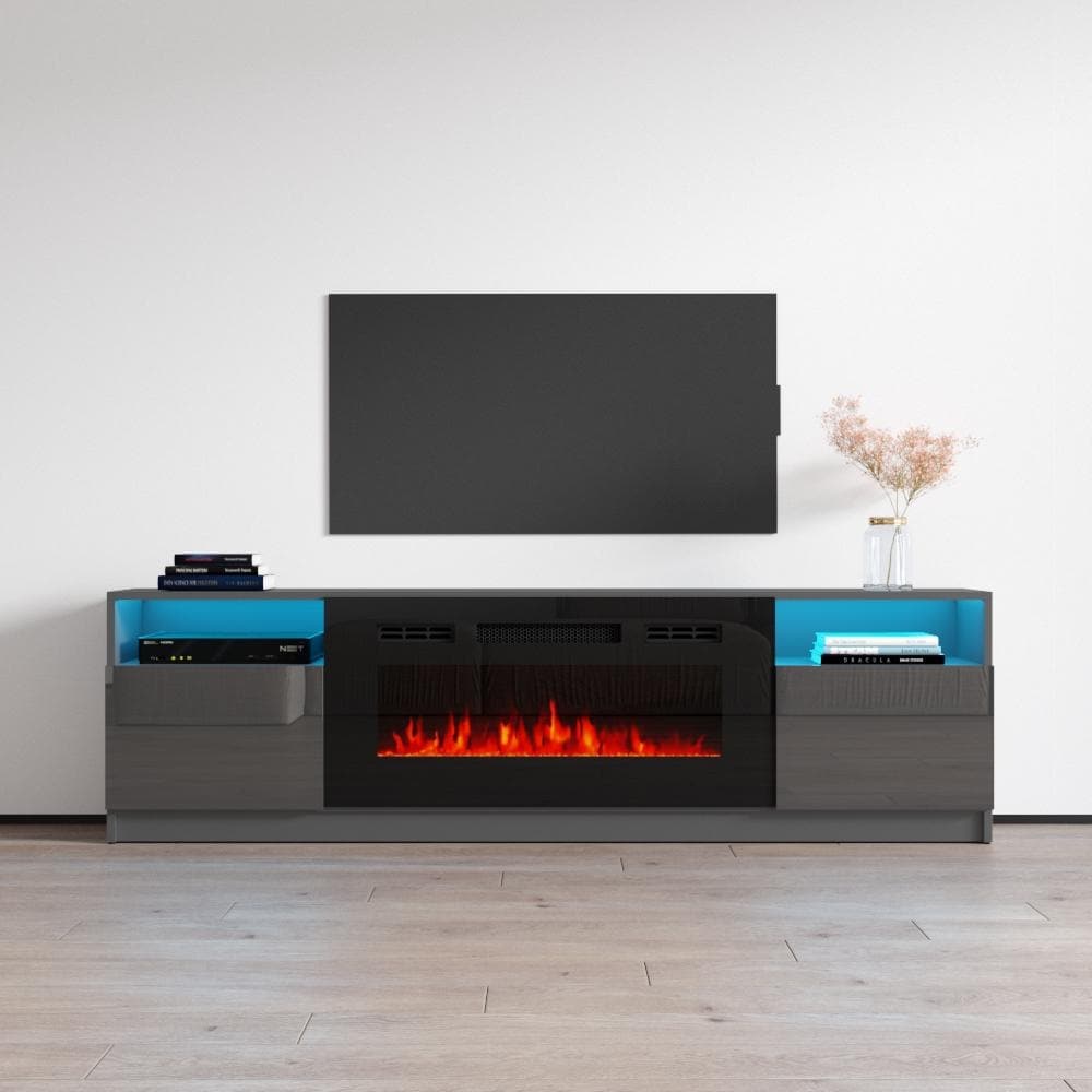 Strick   Bolton Amsden Electric Fireplace TV Stand