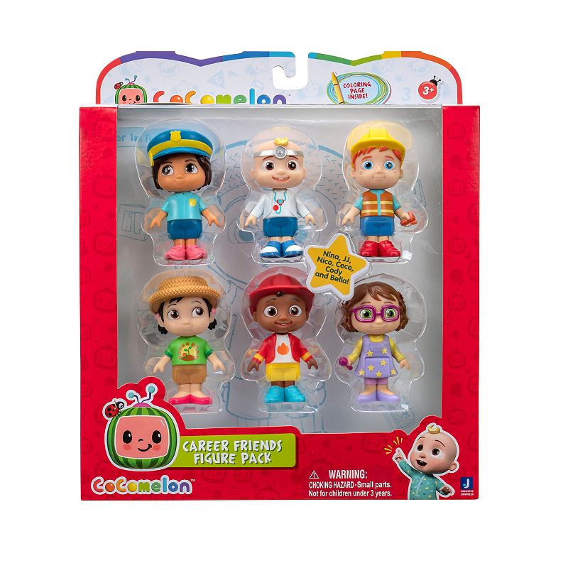 CoComelon Career Friends 6 Figure Pack