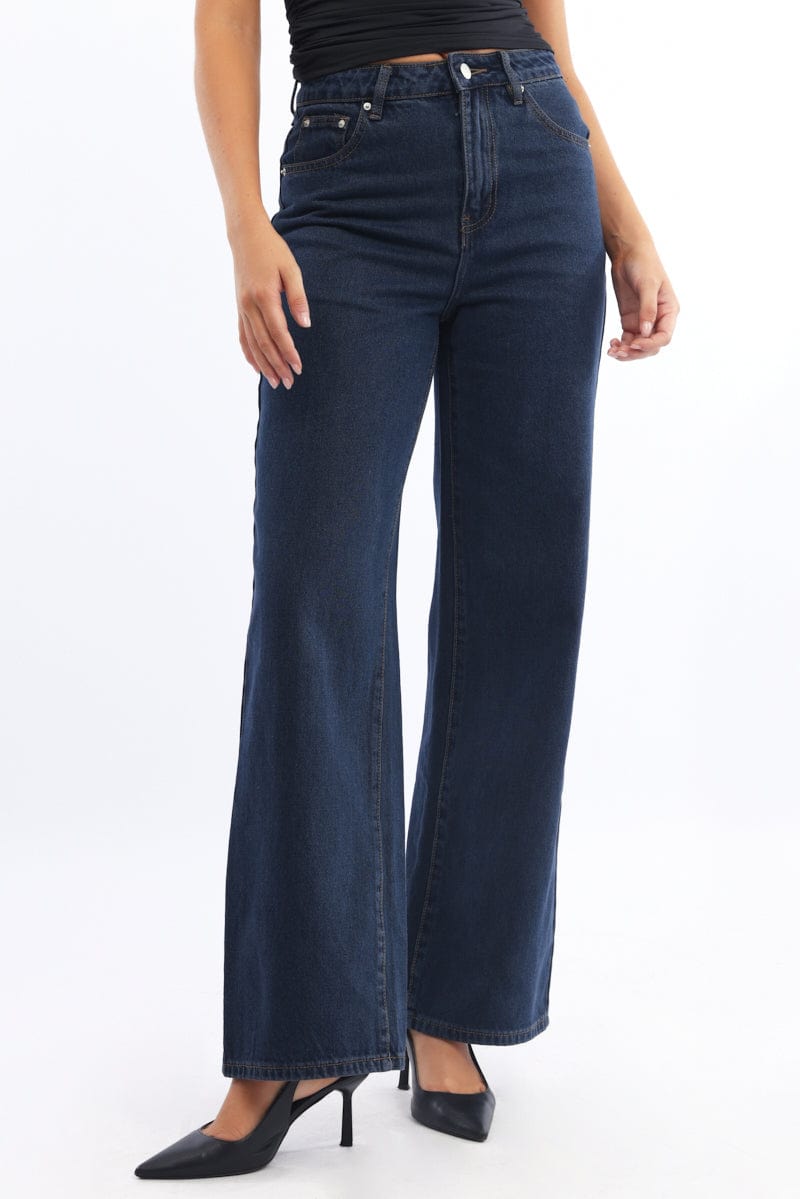 Denim Baggy Jeans Low Rise