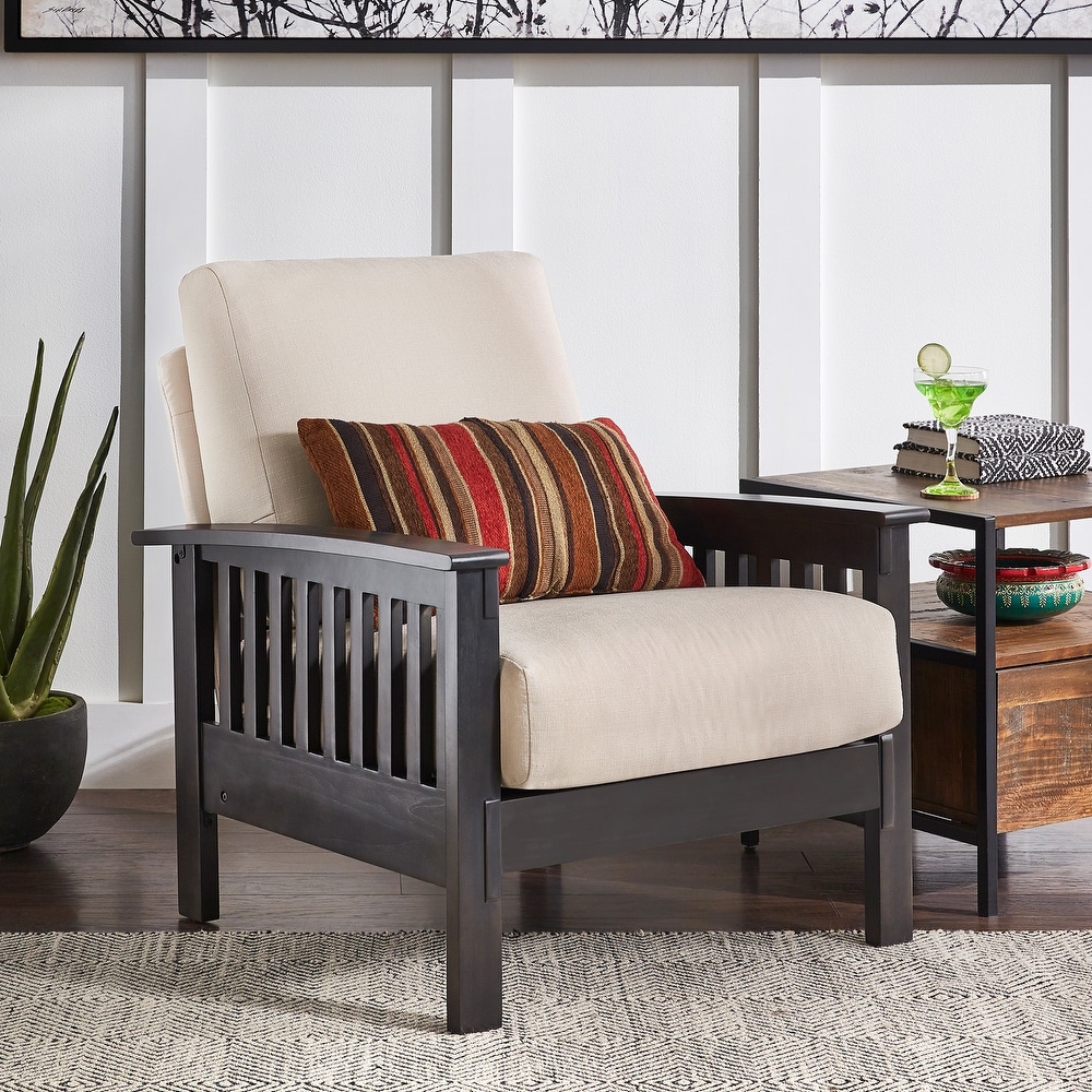 Hills Mission Style Oak Accent Chair by iNSPIRE Q Classic