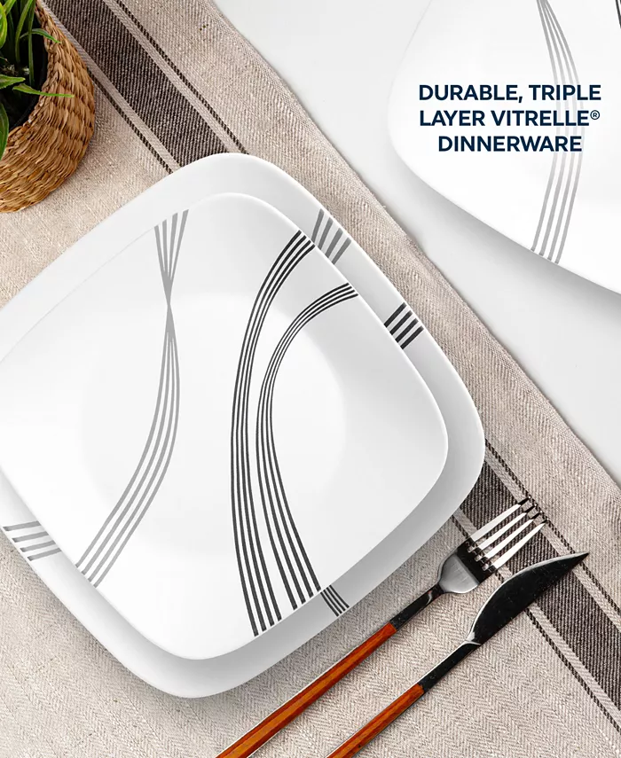 Corelle Urban Arc 16 Piece Dinnerware Set Service for 4