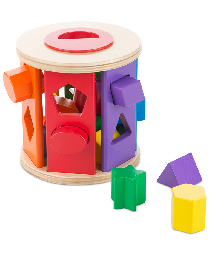 Melissa and Doug Kids Drum Shape Sorter