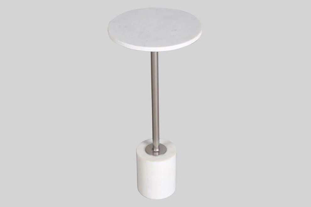 Parker House Crossings Monaco Accent Table  Made of Iron and Marble   Contemporary   Side Tables And End Tables   by Parker House  Houzz