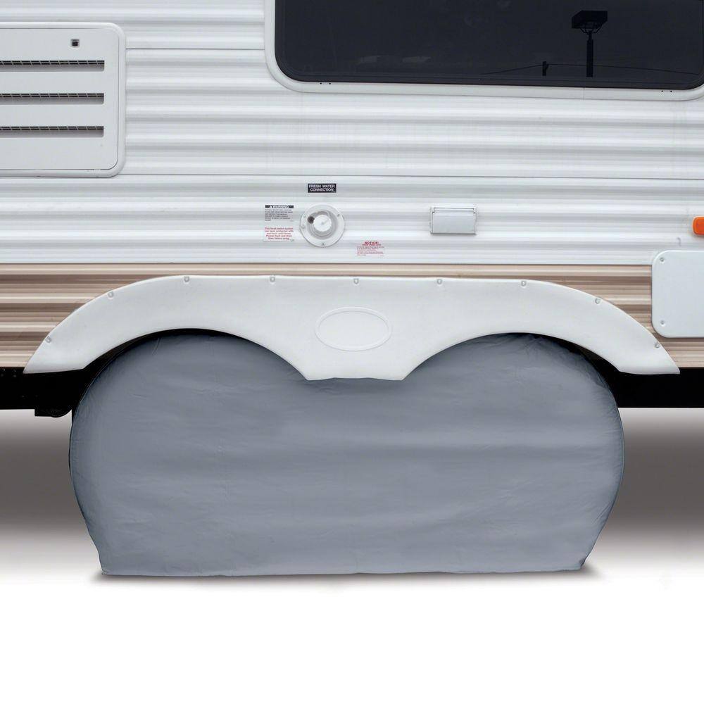 Classic Accessories Up to 27 in. Dual Axle Wheel Cover 80-107-021001-00