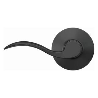 Schlage Accent Matte Black Passage HallCloset Door Handle F10 G ACC 622