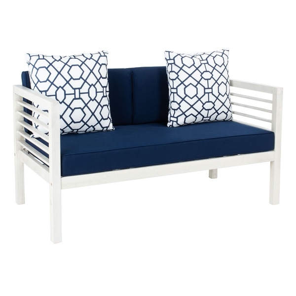 SAFAVIEH Outdoor Living Alda 4piece Set with Accent Pillows