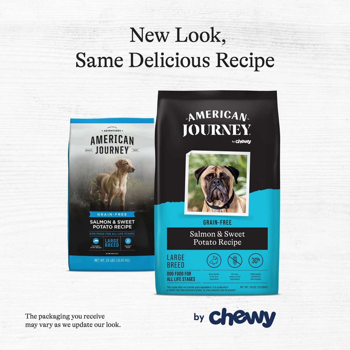 American Journey Large Breed Adult Salmon and Sweet Potato Recipe Grain-Free Dry Dog Food