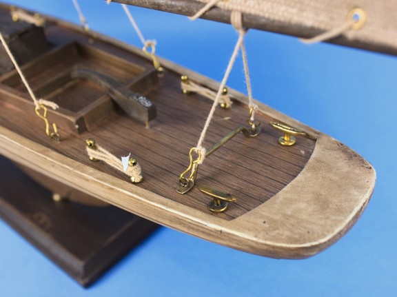 Handcrafted Model Ships R Columbia 30 Wooden Rusti...