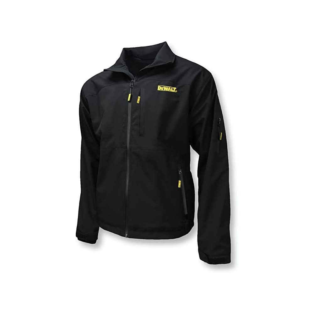 DEWALT 20V Max Heated Jacket Unisex Soft Shell Large Black Bare Tool