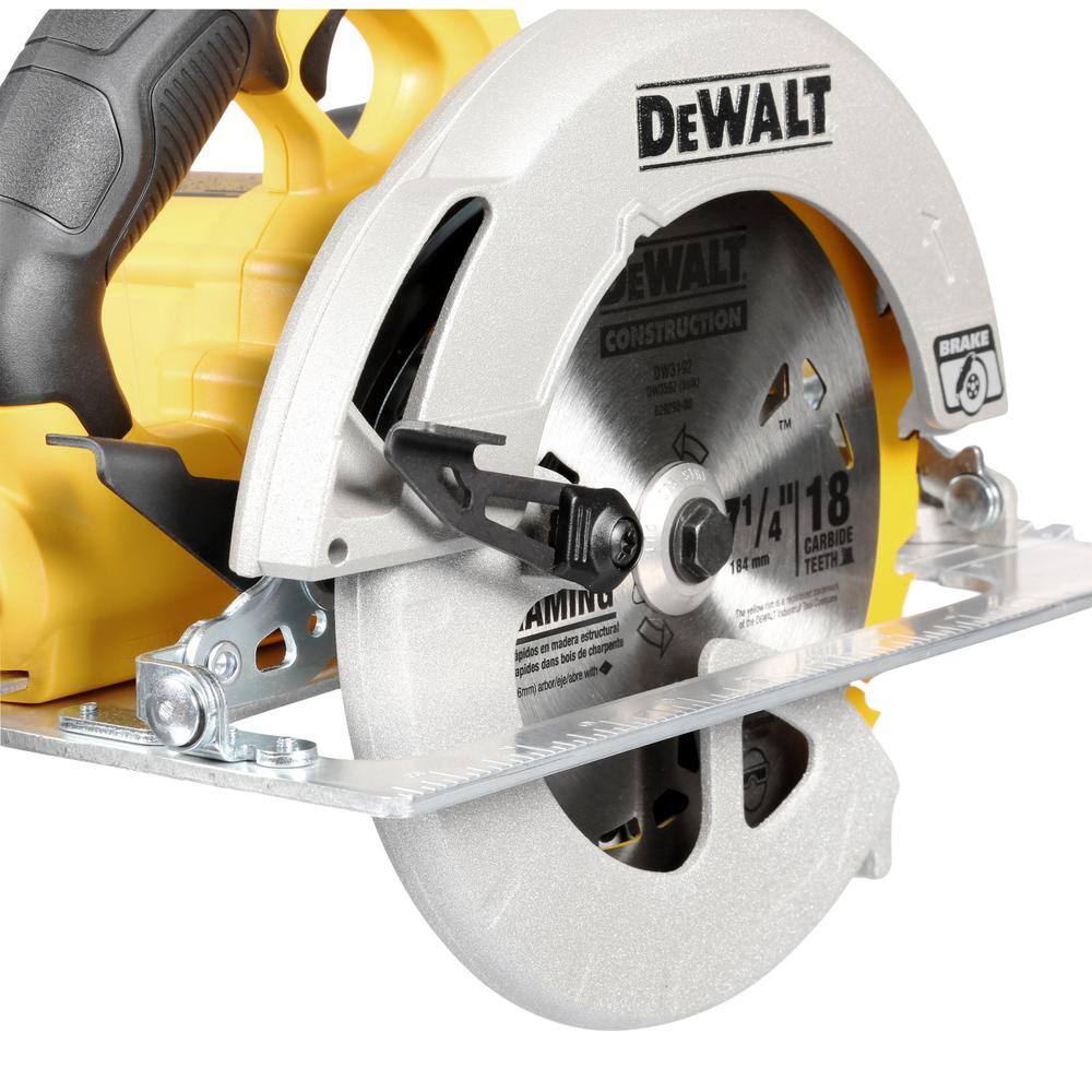 DW 15 Amp 7-14 in. Lightweight Circular Saw with Electric Brake DWE575SB